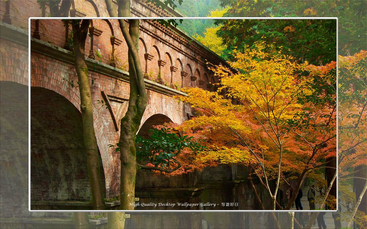 南禅寺(3)の壁紙/Wallpaper of Kyoto in Autumn (1280×800)