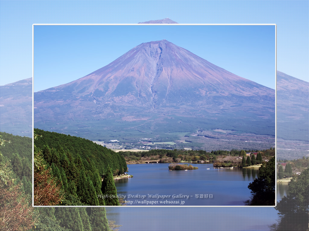 富士山の高画質&高解像度壁紙/Wallpaper of富士山初秋 in Fuji Lake Districti (1024×768)