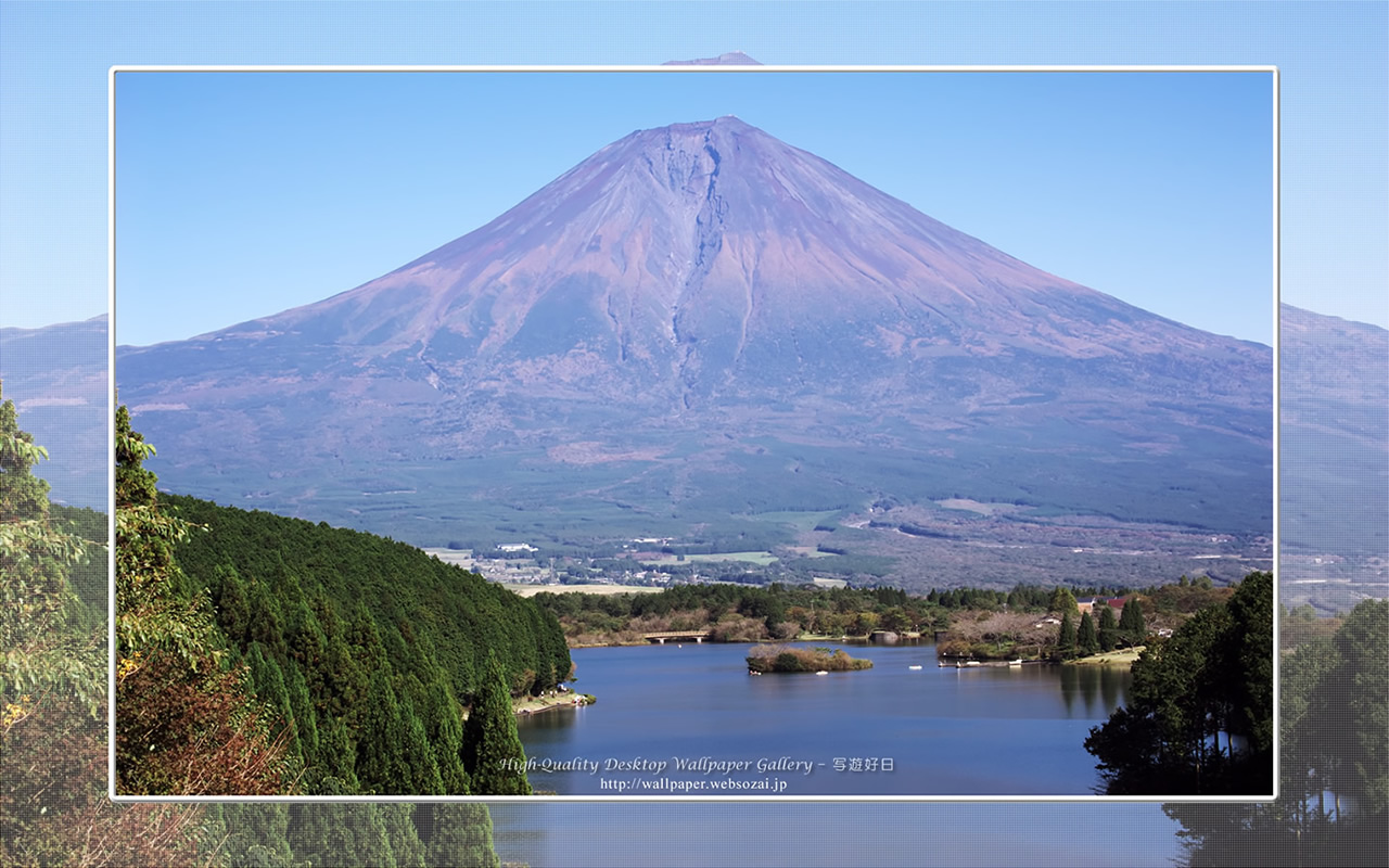富士山の高画質&高解像度壁紙/Wallpaper of富士山初秋 in Fuji Lake Districti (1280×800)