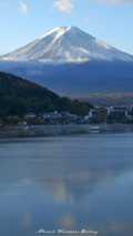 iPhone5用[640x1136]高画質壁紙「夜明けの富士山-Mt. Fuji」