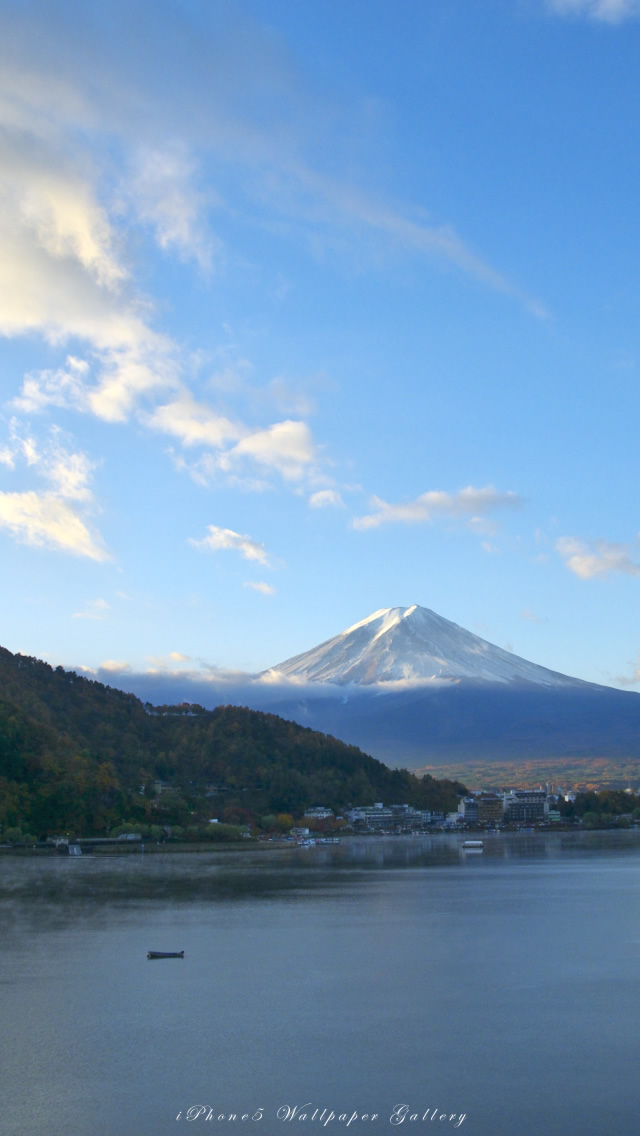 iPhone用高画質壁紙「富士山朝景」