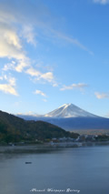 iPhone5用[640x1136]高画質壁紙「富士山朝景-Mt. Fuji」