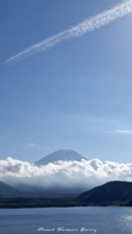 iPhone5用[640x1136]高画質壁紙「富士山蒼空-Mt. Fuji」