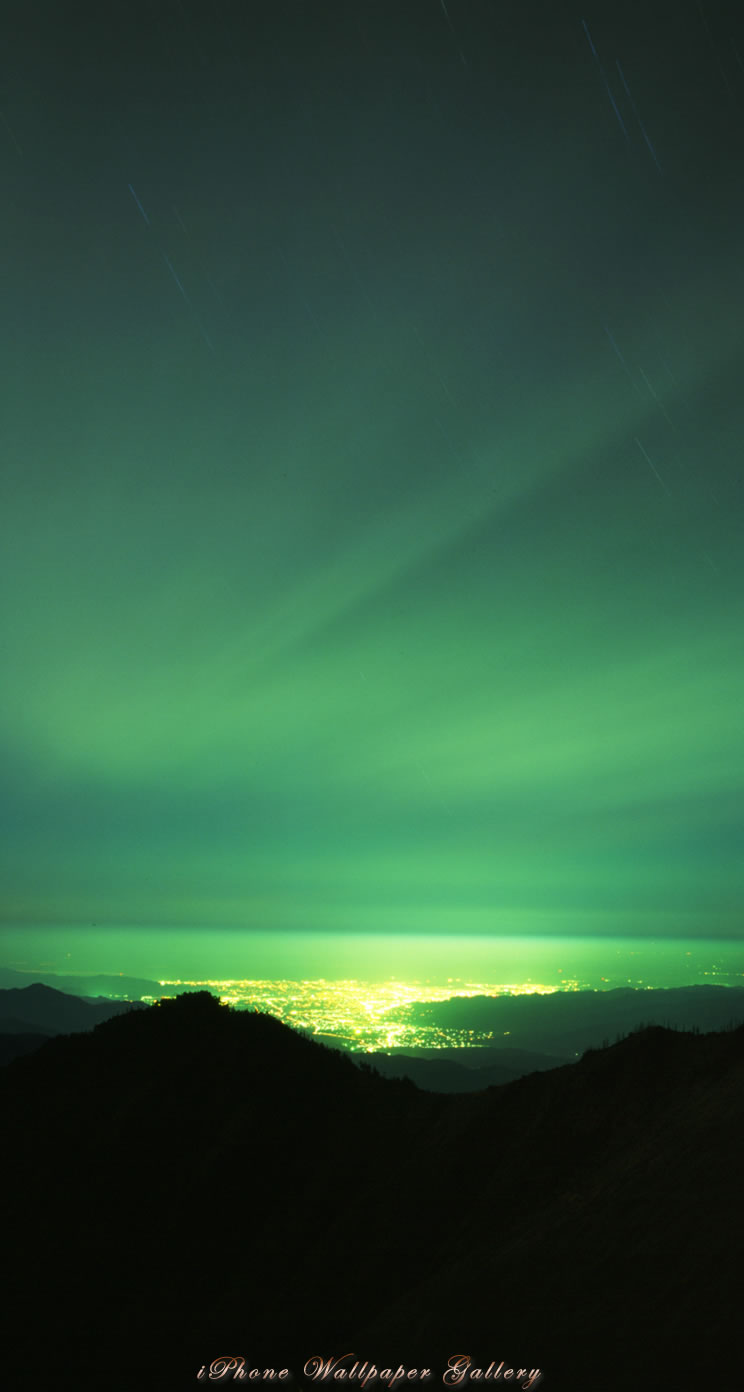 Iphone5 壁紙館 山岳写真 月夜の空 Iphone Wallpaper Alpine