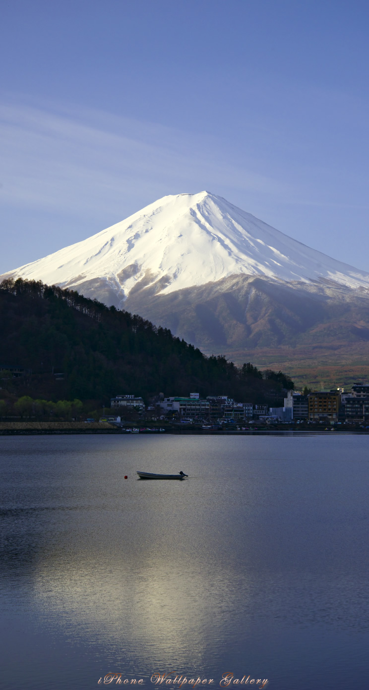 iOS 7-iPhone5用高画質壁紙「富士山-3」