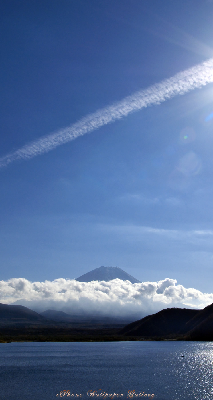 iOS 7-iPhone5用高画質壁紙「富士山-21」