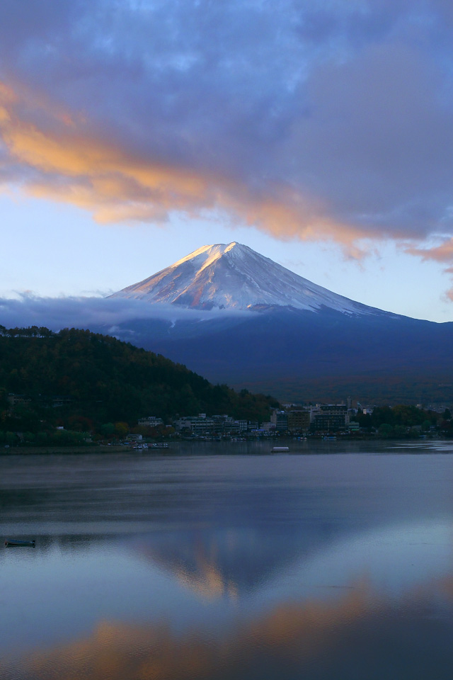 iPhone用高画質壁紙「富士山黎明-Mt. Fuji」