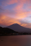 iPhone用[640x960]高画質壁紙「富士山夕景-Mt. Fuji」