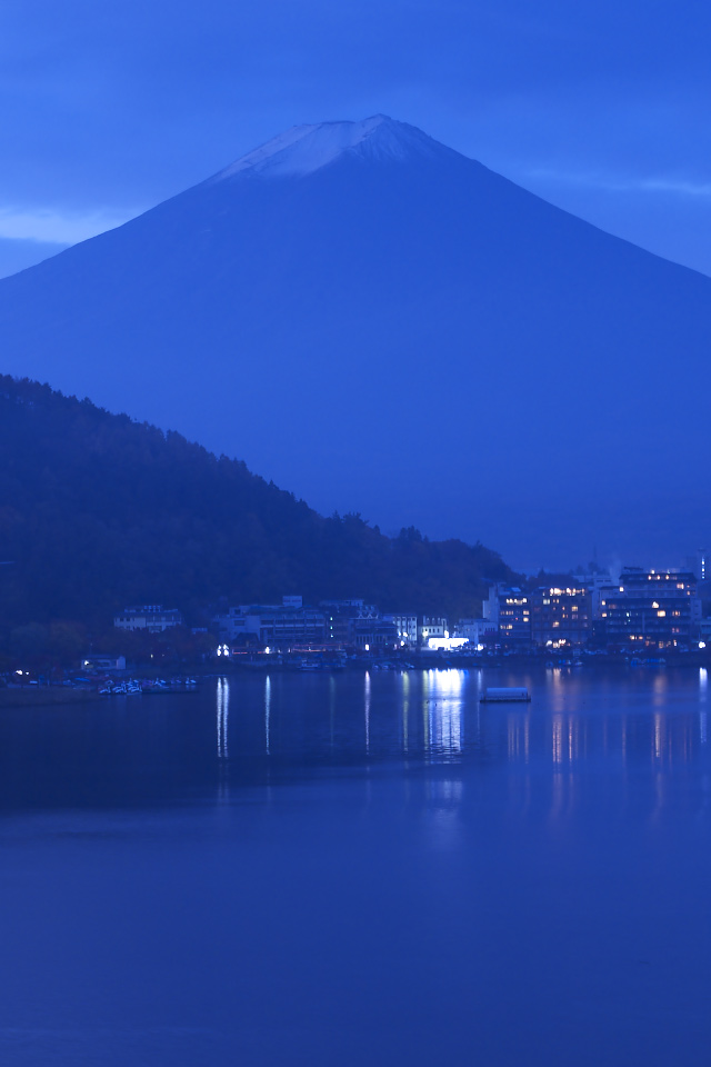 Free Iphone 4s Wallpaper Nature Landscapes 青い富士山 Mt Fuji Iphone 壁紙館
