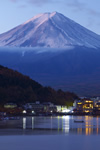 iPhone用[640x960]高画質壁紙「夜明け前の富士山-Mt. Fuji」