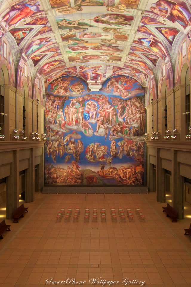 iPhone用高画質壁紙「大塚美術館-Museum」